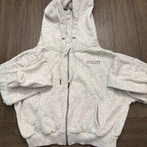 Vitality Mantra Zip Stone Heather Sz. S